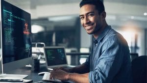 IT professional studying for CompTIA A+, Network+, and CCNA certifications.